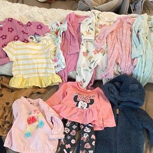 Bundle of baby girl clothes 0-3 months